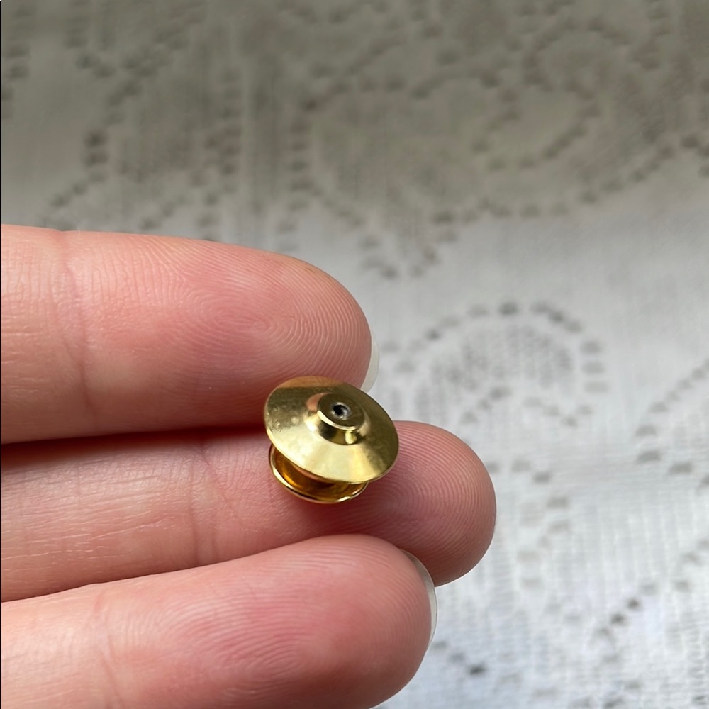 Charming Gold Tone Turtle Pin with Sparkly Rhinestone Accents - Picture 7 of 10